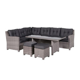 Garden impressions - Blue Bird Lounge- diningset grijs