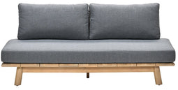 Garden impressions - Lunar 2-zits bank acacia white wash/rope dark grey/mystic grey