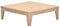 Garden impressions - Kailua lounge tafel 97x97xH32 cm acacia white wash