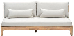 Garden impressions - Kailua 2-zits bank acacia white wash/sahara sand