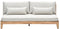 Garden impressions - Kailua 2-zits bank acacia white wash/sahara sand