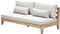 Garden impressions - Kailua 2-zits bank acacia white wash/sahara sand