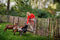 Tuindeco - Engelse kastanjehekwerk op rol 180 cm/5,0 cm/3 draden Tuindeco