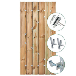 Tuindeco - Tuindeur Privacy grenen 90 cm Tuindeco