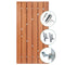 Tuindeco - Tuindeur Privacy hardhout 90 cm Tuindeco