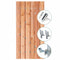 Tuindeco - Tuindeur Privacy Red Class 100 cm Tuindeco