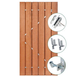 Tuindeco - Tuindeur Privacy hardhout 100 cm Tuindeco