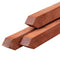 Tuindeco - Paal hardhout met punt 6,0x6,0x75 cm Tuindeco