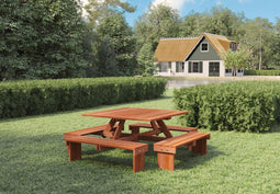 Tuindeco - Picknicktafel vierkant II Tuindeco