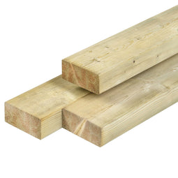 Tuindeco - Regel Noord-Europees O/S-IV vuren 4,5x9,5x360 cm Tuindeco
