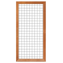 Tuindeco - Gaaselement met kader hardhout 90 cm Tuindeco