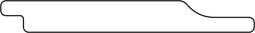 Tuindeco - Halfhouts rabat Noord-Europees O/S-IV vuren 1,9x14,5x330 cm Tuindeco