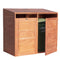 Tuindeco - Containerberging dubbel, hardhout Tuindeco