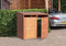Tuindeco - Containerberging dubbel, hardhout Tuindeco