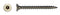 Tuindeco - Spaanplaatschroef rvs dia. 5,0x70 mm T-drive Tuindeco