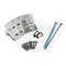Tuindeco - Beton bevestigingsset RVS tbv 10x10 paal Tuindeco