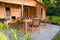 Tuindeco - Tuintafel Modern teak 180 cm Tuindeco