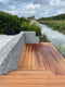 Tuindeco - Schanskorf gaasmat zijmat 30x200 cm Tuindeco