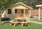 Tuindeco - Picknicktafel rond Tuindeco