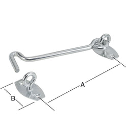 Tuindeco - Windhaak 20 cm gegalvaniseerd Tuindeco