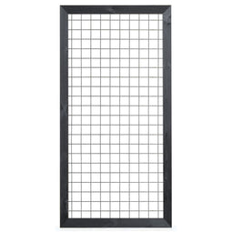 Tuindeco - Gaaselement met kader zwart 90x180 cm Tuindeco