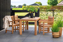 Tuindeco - Teak blokstoel Birmingham Tuindeco