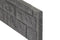 Tuindeco - Berton Rotsmotiefplaat smal antraciet 184 cm Tuindeco