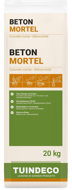 Tuindeco - Betonmortel 25 kg Tuindeco