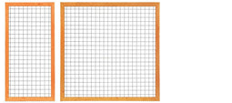 Tuindeco - Gaaselement met kader Red Class Wood 90 cm Tuindeco