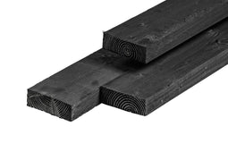 Tuindeco - Ligger douglas zwart geimpregneerd 6,3x17,5x500 cm Tuindeco
