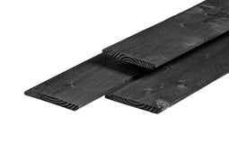 Tuindeco - Dubbel lip profiel douglas zwart geimpregneerd 1,8x19,0x400 cm Tuindeco