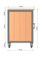 Tuindeco - Buitenkeuken Acero 180 cm Tuindeco