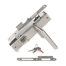Tuindeco - Tuindeurslot set RVS Tuindeco