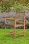 Tuindeco - Teak tuinstoel Blitar (set van 2 stoelen) Tuindeco