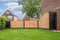 Tuindeco - Tuindeur Privacy grenen zwart 120 cm Tuindeco