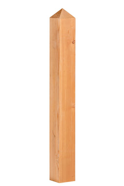 Tuindeco - Paal douglas met diamantkop 14,0x14,0x125 cm Tuindeco