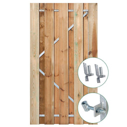 Tuindeco - Tuindeur Solide grenen 90 cm Tuindeco