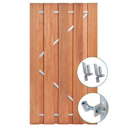 Tuindeco - Tuindeur Solide hardhout 100 cm Tuindeco