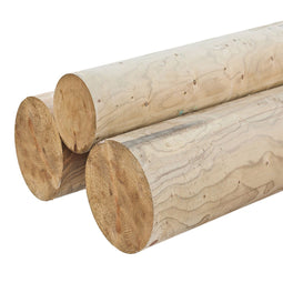 Tuindeco - Ronde paal 14,0x400 cm Tuindeco