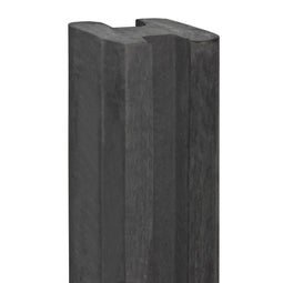 Tuindeco - Berton sleufpaal Zaan antraciet eindmodel 275 cm Tuindeco