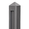 Tuindeco - Berton borderpaal Hunze antraciet eindmodel 145 cm Tuindeco