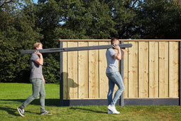 Tuindeco - Berton paal Amstel antraciet driewegsmodel 280 cm Tuindeco