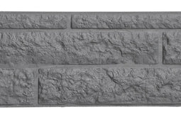 Tuindeco - Berton Rotsmotief vulplaat antraciet 184 cm Tuindeco