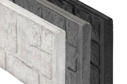 Tuindeco - Berton Romeins motiefplaat antraciet 184 cm Tuindeco
