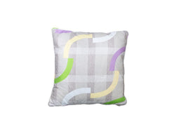 Madison - Sierkussen met paspel ca. 50x50 cm Tess purple Madison