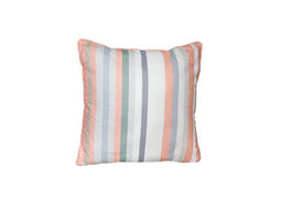 Madison - Sierkussen met paspel ca. 50x50 cm Righe salmone Madison