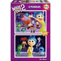 Puzzel Educa Inside Out 2 2 x 100 Onderdelen