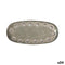 Serveerschaal La Mediterránea Almudena Grijs Ovalen 25 x 12 x 2,2 cm (24 Stuks)