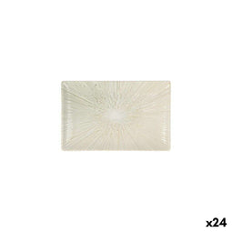 Serveerschaal La Mediterránea Anya Rechthoekig 20 x 13 x 2 cm (24 Stuks)