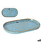Serveerschaal La Mediterránea Scratch blue (6 Stuks)